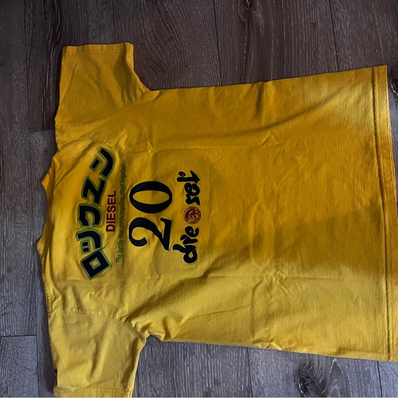 Diesel Kids Vibrant Yellow Tee with Graphic - Picture 4 of 5